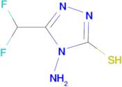 4-Amino-5-(difluoromethyl)-4H-1,2,4-triazole-3-thiol