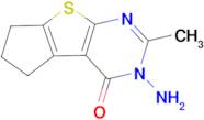 5-Amino-6-methyl-1,2,3,5-tetrahydro-8-thia-5,7-diaza-cyclopenta[ a ]inden-4-one