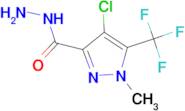 4-Chloro-1-methyl-5-trifluoromethyl-1 H -pyrazole-3-carboxylic acid hydrazide