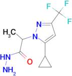 2-[5-Cyclopropyl-3-(trifluoromethyl)-1H-pyrazol-1-yl]propionic hydrazide