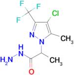 2-[4-Chloro-5-methyl-3-(trifluoromethyl)-1H-pyrazol-1-yl]propionic hydrazide