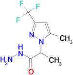 2-[5-Methyl-3-(trifluoromethyl)-1H-pyrazol-1-yl]propionic hydrazide