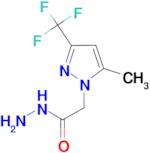 2-[5-Methyl-3-(trifluoromethyl)-1H-pyrazol-1-yl]acetohydrazide