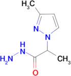 2-(3-Methyl-1H-pyrazol-1-yl)propionic acid hydrazide