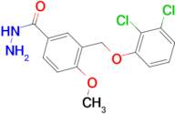 3-[(2,3-Dichlorophenoxy)methyl]-4-methoxybenzohydrazide