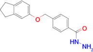 4-{[(2,3-Dihydro-1H-inden-5-yl)oxy]methyl}benzohydrazide