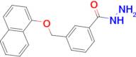 3-(Naphthalen-1-yloxymethyl)-benzoic acid hydrazide