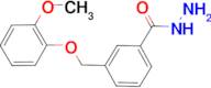 3-(2-Methoxy-phenoxymethyl)-benzoic acid hydrazide