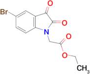 (5-Bromo-2,3-dioxo-2,3-dihydro-indol-1-yl)-acetic acid ethyl ester