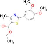 2-(3,4-Dimethoxy-phenyl)-4-methyl-thiazole-5-carboxylic acid ethyl ester