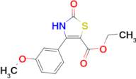 4-(3-Methoxy-phenyl)-2-oxo-2,3-dihydro-thiazole-5-carboxylic acid ethyl ester