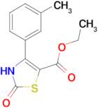 2-Oxo-4- m -tolyl-2,3-dihydro-thiazole-5-carboxylic acid ethyl ester