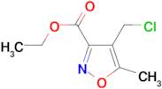 4-Chloromethyl-5-methyl-isoxazole-3-carboxylic acid ethyl ester