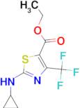 2-Cyclopropylamino-4-trifluoromethyl-thiazole-5-carboxylic acid ethyl ester