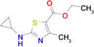 2-Cyclopropylamino-4-methyl-thiazole-5-carboxylic acid ethyl ester