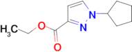 1-Cyclopentyl-1 H -pyrazole-3-carboxylic acid ethyl ester