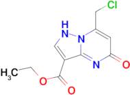 7-Chloromethyl-5-oxo-4,5-dihydro-pyrazolo[1,5- a ]pyrimidine-3-carboxylic acid ethyl ester