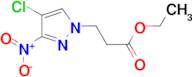 3-(4-Chloro-3-nitro-pyrazol-1-yl)-propionic acid ethyl ester