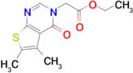 (5,6-Dimethyl-4-oxo-4 H -thieno[2,3- d ]pyrimidin-3-yl)-acetic acid ethyl ester