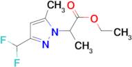 2-(3-Difluoromethyl-5-methyl-pyrazol-1-yl)-propionic acid ethyl ester