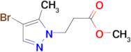 3-(4-Bromo-5-methyl-pyrazol-1-yl)-propionic acid methyl ester