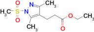3-(1-Methanesulfonyl-3,5-dimethyl-1 H -pyrazol-4-yl)-propionic acid ethyl ester