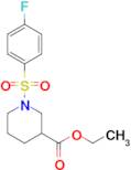 1-(4-Fluoro-benzenesulfonyl)-piperidine-3-carboxylic acid ethyl ester