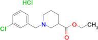 1-(3-Chloro-benzyl)-piperidine-3-carboxylic acid ethyl ester; hydrochloride