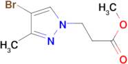 3-(4-Bromo-3-methyl-pyrazol-1-yl)-propionic acid methyl ester
