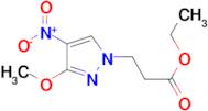 3-(3-Methoxy-4-nitro-pyrazol-1-yl)-propionic acidethyl ester