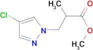 3-(4-Chloro-pyrazol-1-yl)-2-methyl-propionic acidmethyl ester