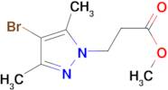 3-(4-Bromo-3,5-dimethyl-pyrazol-1-yl)-propionic acid methyl ester