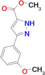 5-(3-Methoxy-phenyl)-1 H -pyrazole-3-carboxylic acid methyl ester