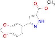 5-Benzo[1,3]dioxol-5-yl-1 H -pyrazole-3-carboxylic acid methyl ester