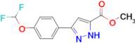 5-(4-Difluoromethoxy-phenyl)-1 H -pyrazole-3-carboxylic acid methyl ester