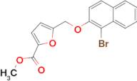 5-(1-Bromo-naphthalen-2-yloxymethyl)-furan-2-carboxylic acid methyl ester