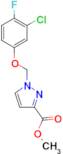 1-(3-Chloro-4-fluoro-phenoxymethyl)-1 H -pyrazole-3-carboxylic acid methyl ester