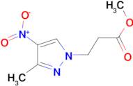 3-(3-Methyl-4-nitro-pyrazol-1-yl)-propionic acid methyl ester