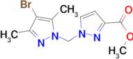 1-(4-Bromo-3,5-dimethyl-pyrazol-1-ylmethyl)-1 H -pyrazole-3-carboxylic acid methyl ester