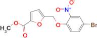 5-(4-Bromo-2-nitro-phenoxymethyl)-furan-2-carboxylic acid methyl ester