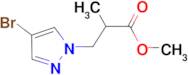 3-(4-Bromo-pyrazol-1-yl)-2-methyl-propionic acid methyl ester