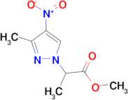 2-(3-Methyl-4-nitro-pyrazol-1-yl)-propionic acid methyl ester