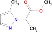 2-(5-Methyl-pyrazol-1-yl)-propionic acid methyl ester