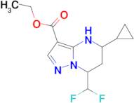 5-Cyclopropyl-7-difluoromethyl-4,5,6,7-tetrahydro-pyrazolo[1,5- a ]pyrimidine-3-carboxylic acid ...