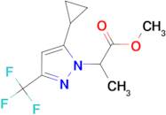 2-(5-Cyclopropyl-3-trifluoromethyl-pyrazol-1-yl)-propionic acid methyl ester