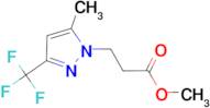 3-(5-Methyl-3-trifluoromethyl-pyrazol-1-yl)-propionic acid methyl ester