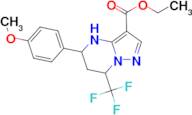 5-(4-Methoxy-phenyl)-7-trifluoromethyl-4,5,6,7-tetrahydro-pyrazolo[1,5- a ]pyrimidine-3-carboxyl...