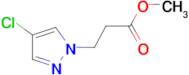 3-(4-Chloro-pyrazol-1-yl)-propionic acid methyl ester