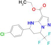 5-(4-Chloro-phenyl)-7-trifluoromethyl-4,5,6,7-tetrahydro-pyrazolo[1,5- a ]pyrimidine-3-carboxylic …