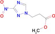 Methyl 3-(3-nitro-1H-1,2,4-triazol-1-yl)propionate